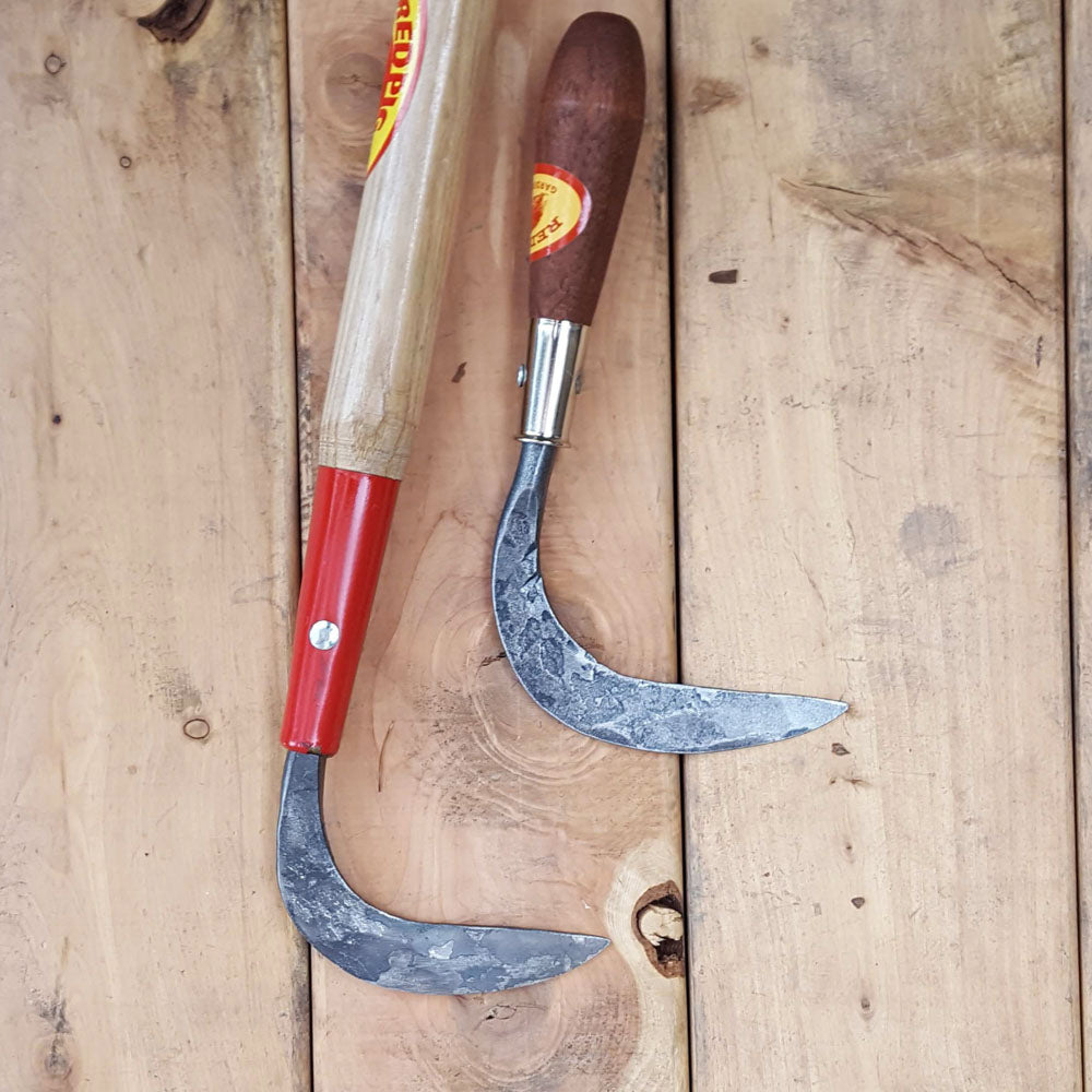 The crevice weeder is not sharpened, it is for scraping and clearing crevices, between pavers, and even between deck boards.